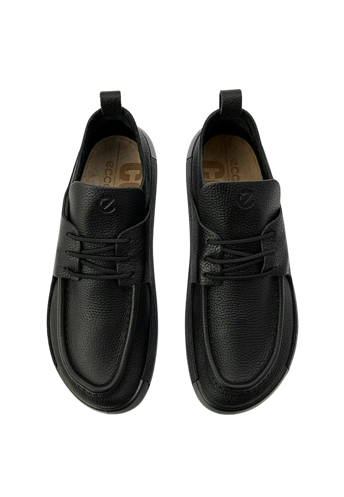 Textured Cowhide Leather Loafers with Minimalistic Design