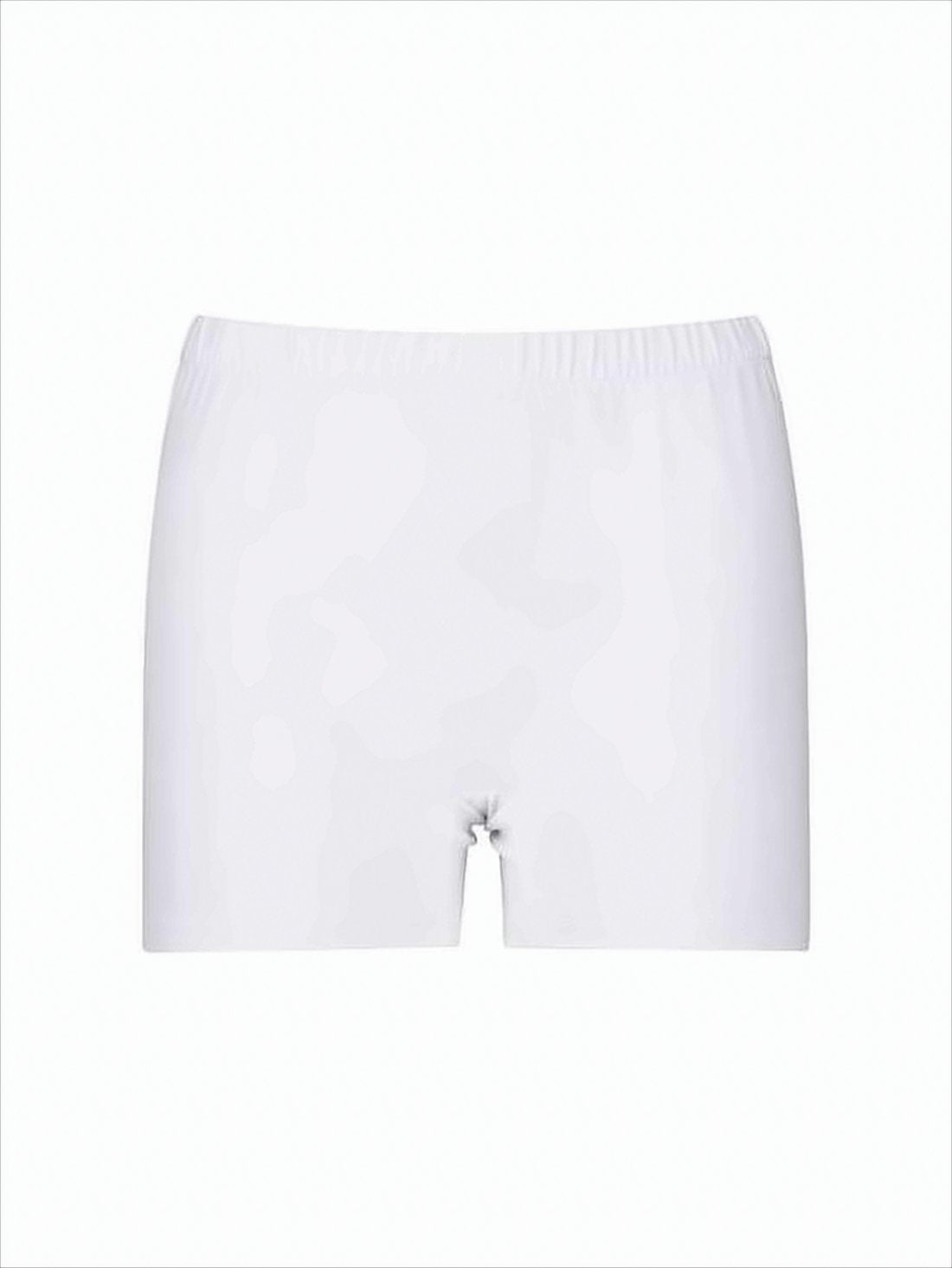 Subtle Pinstripe Women's Shorts with Pleat Detail