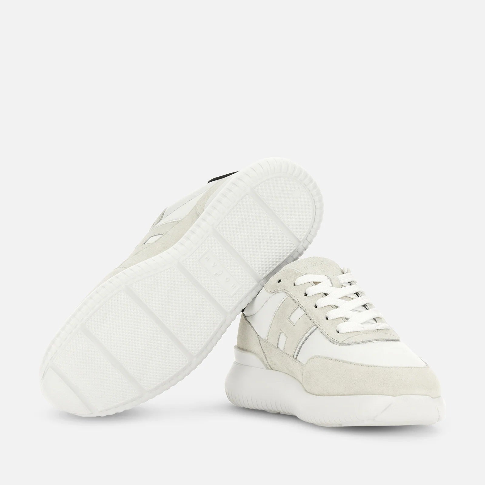 H709 Allacciato H Banda Sneakers in White