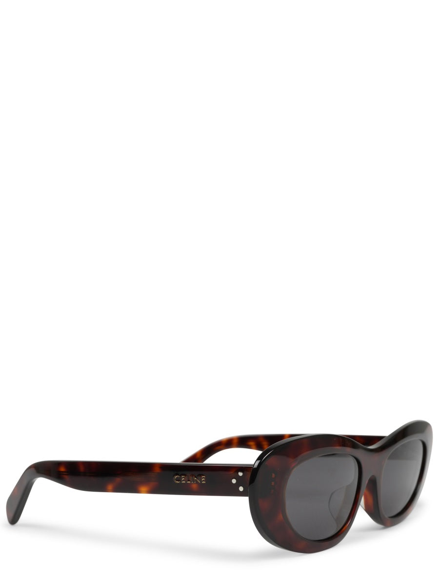 Tortoiseshell Cat-Eye Sunglasses With Bold Retro Frame