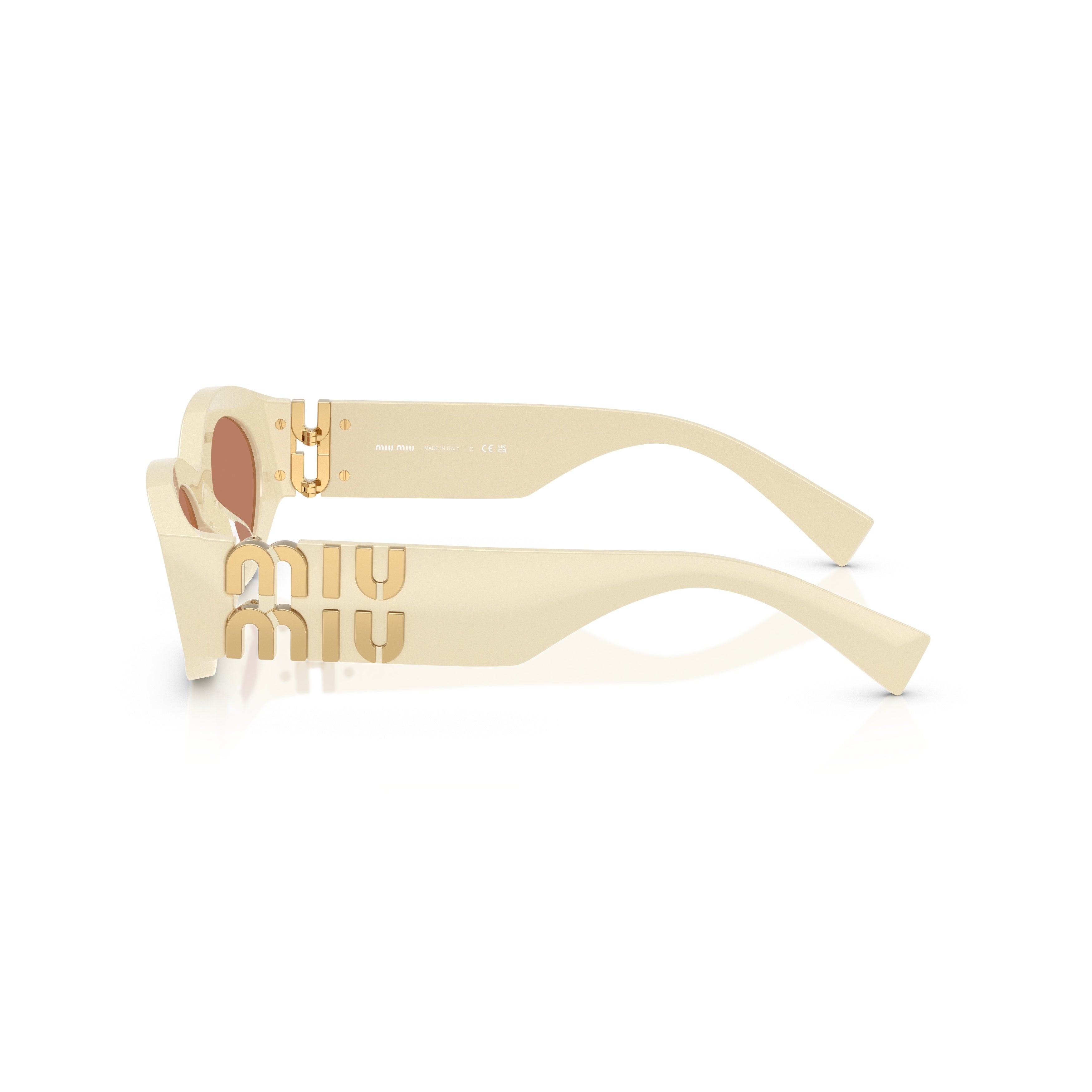 0mu 11ws Elongated Oval Sunglasses