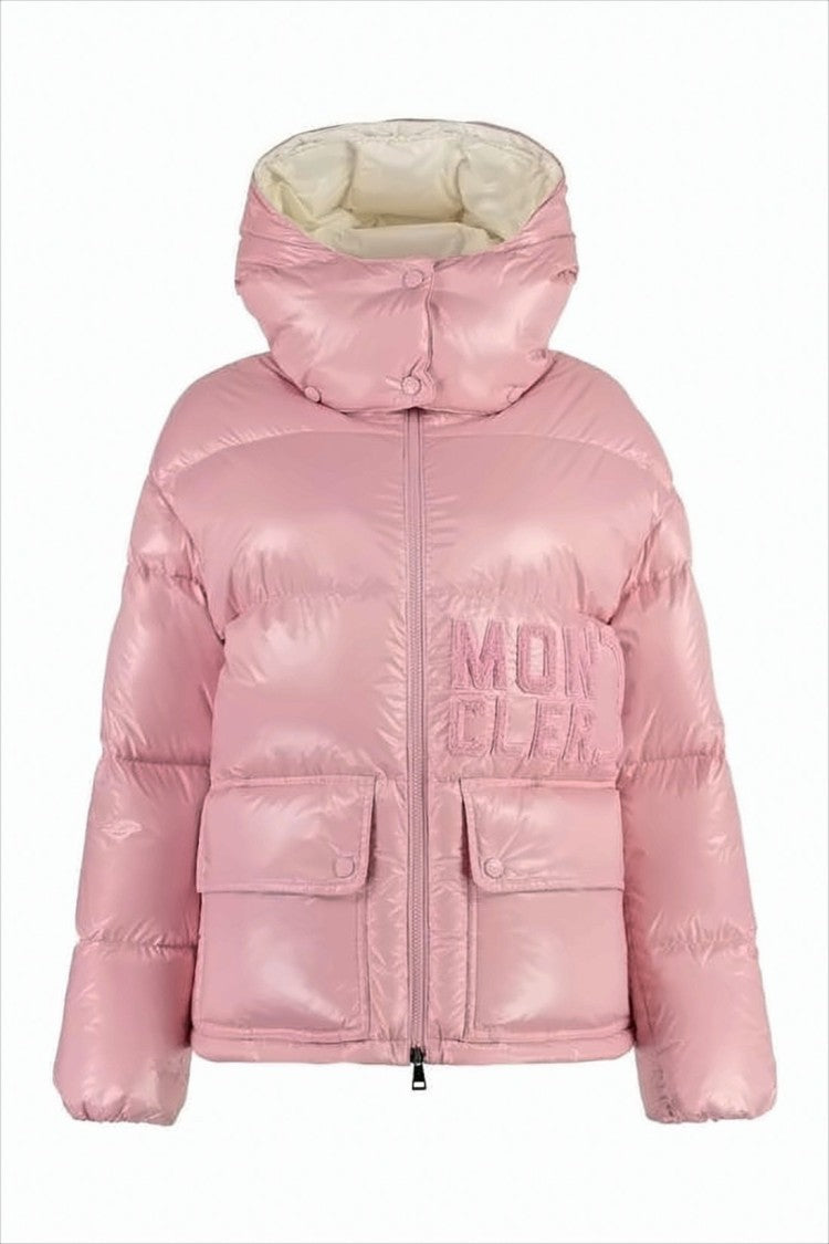 Cropped High-Collar Puffer Jacket