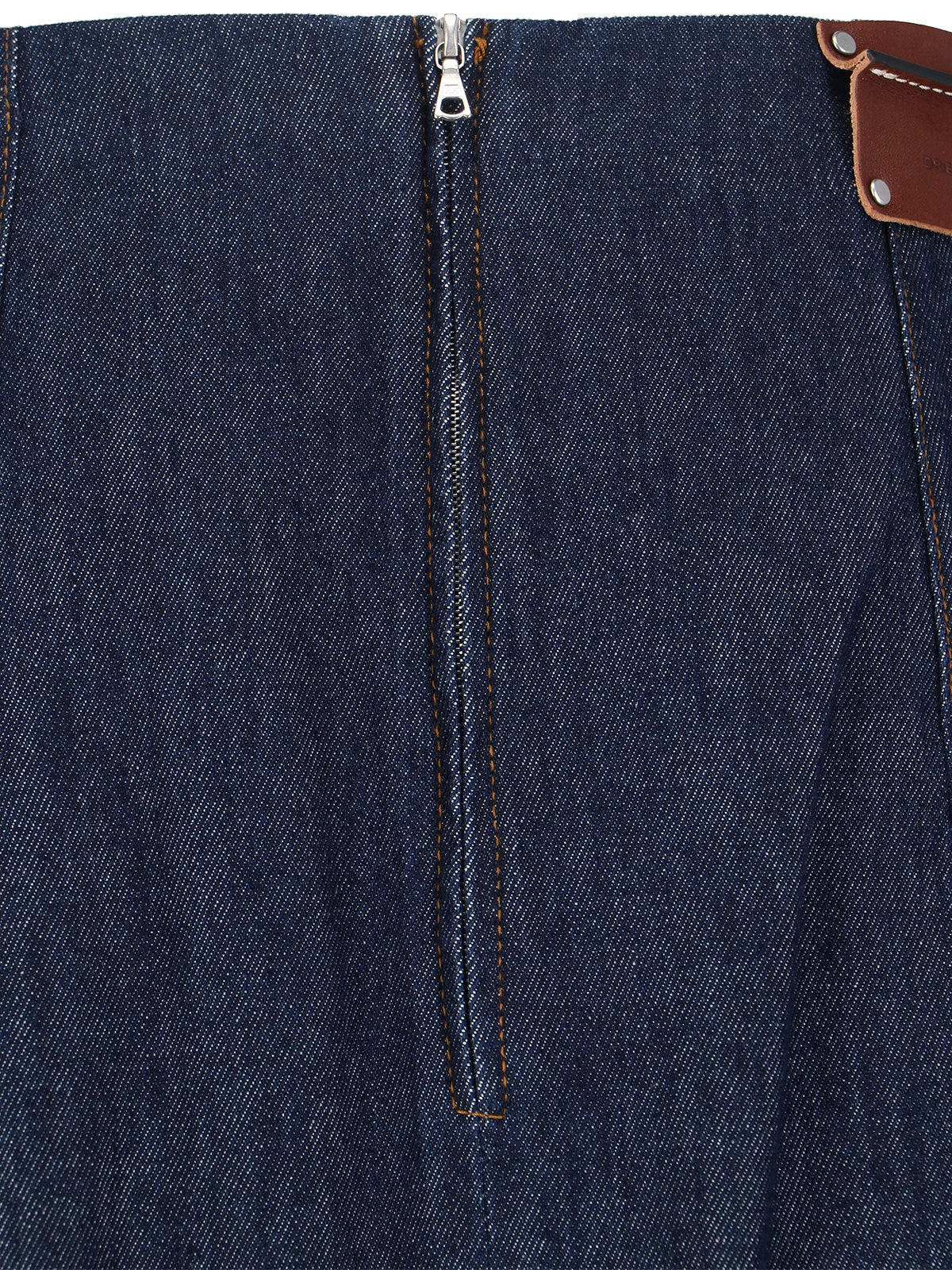 Midi Denim Skirt – Blue