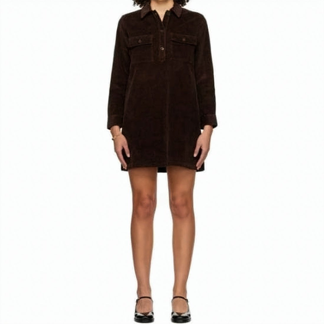 Straight Silhouette Mini Dress