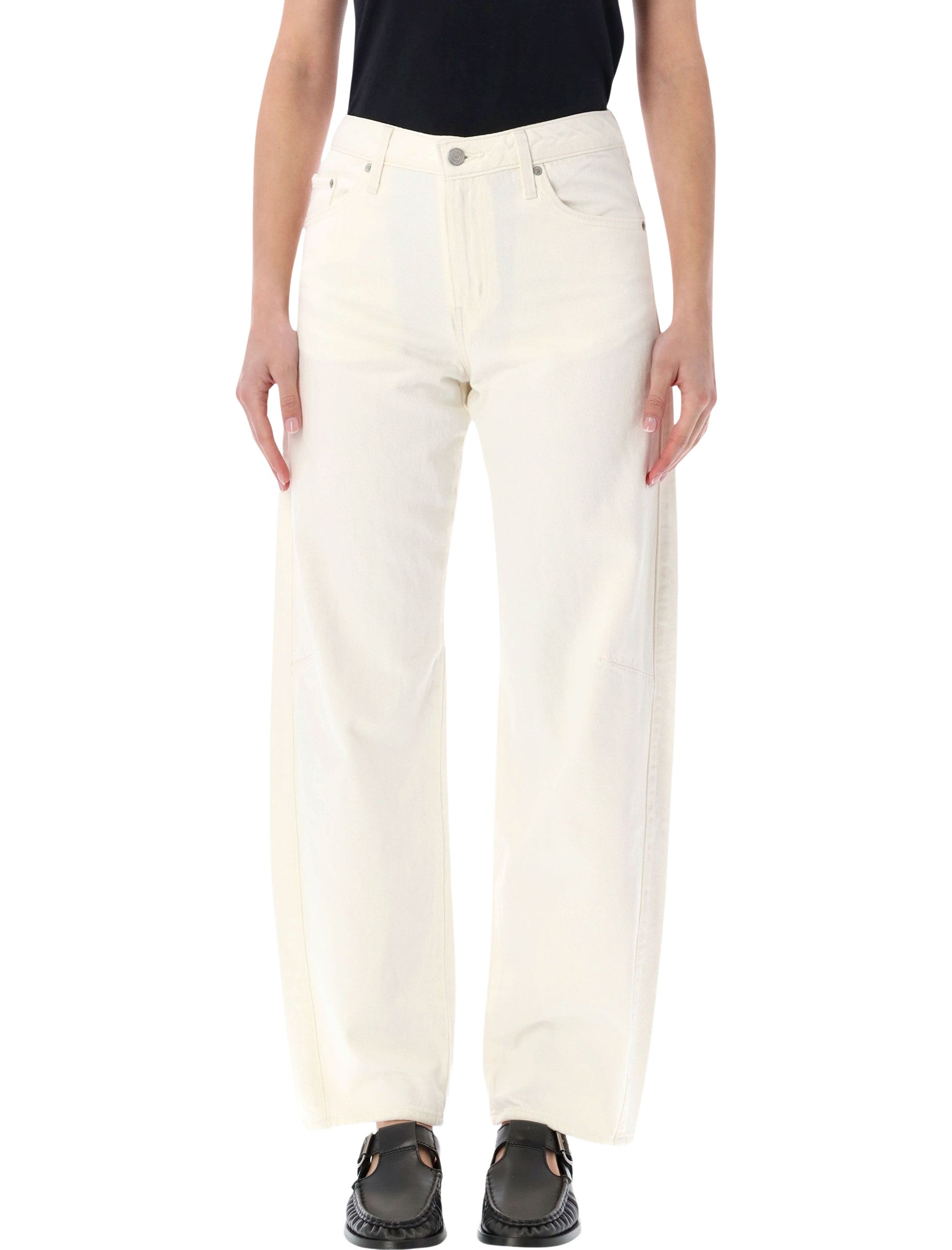 Denim Baggy Dad Barrel Jeans