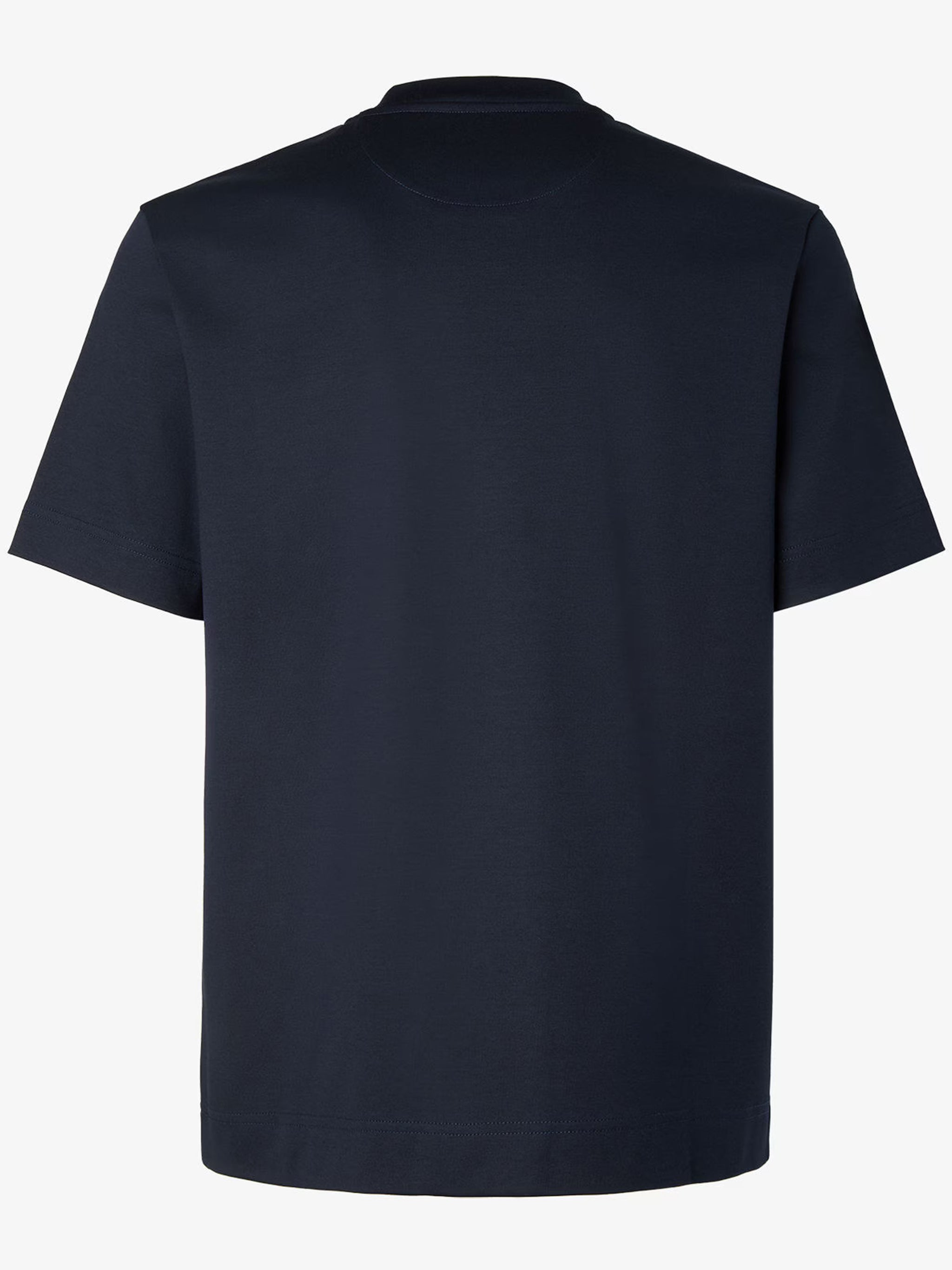 Regular FF Stitching Black Embroidered T-Shirt