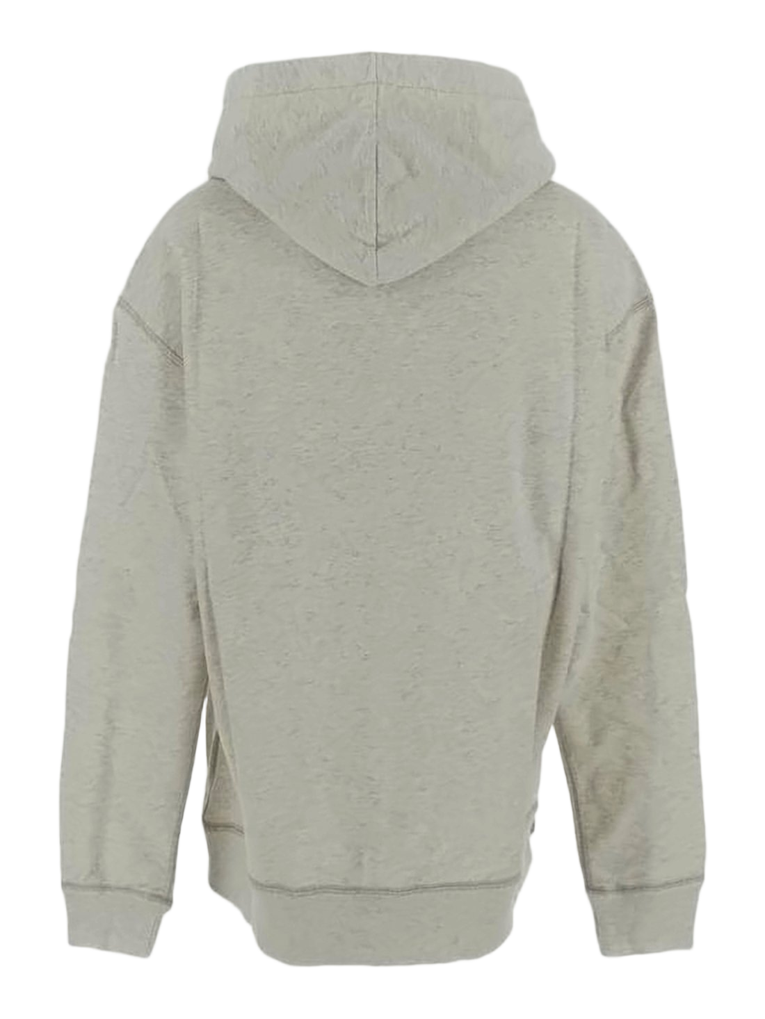 Light Beige Minimalist Hoodie with Kangaroo Pocket