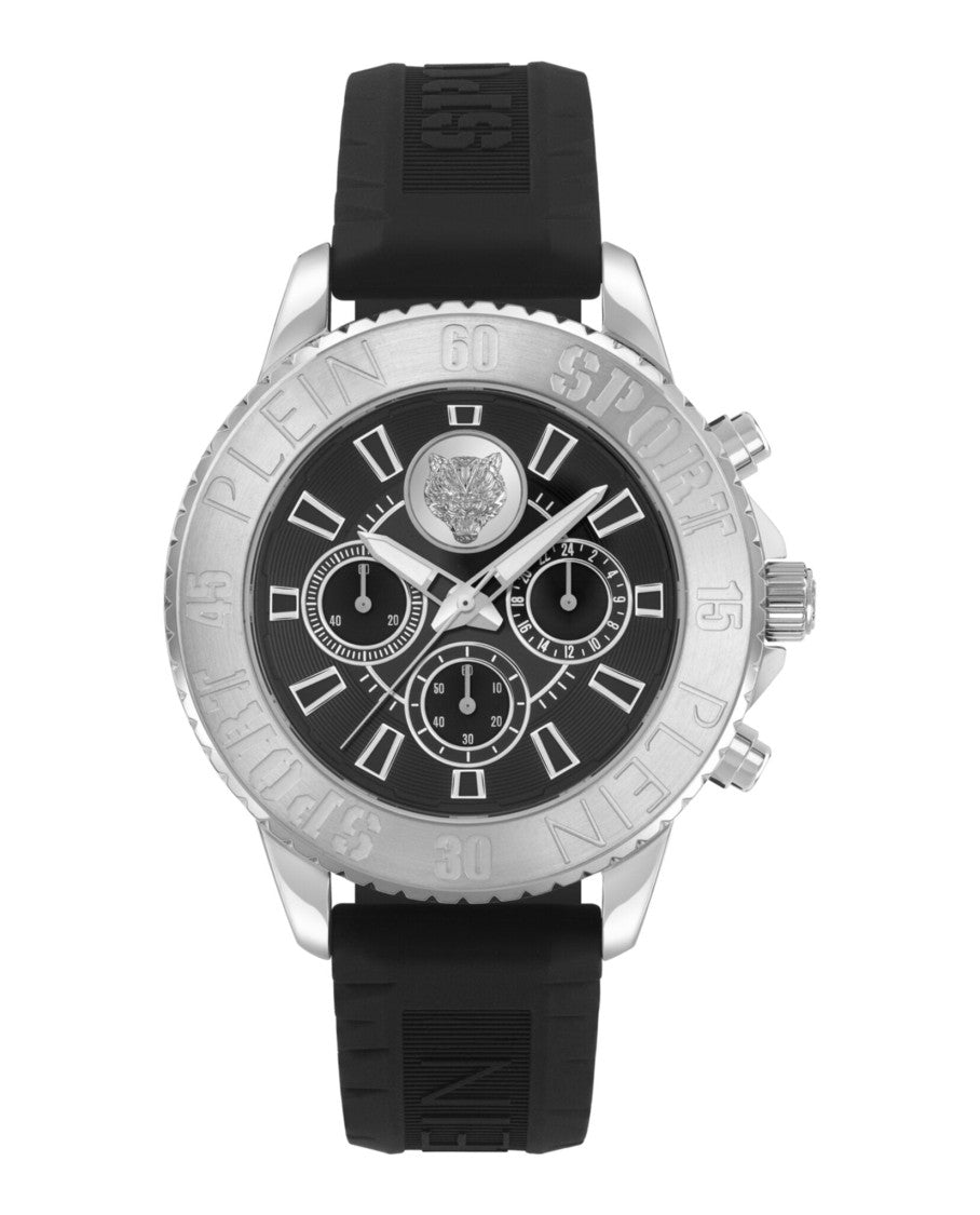 Glam Chrono Silicone Watch