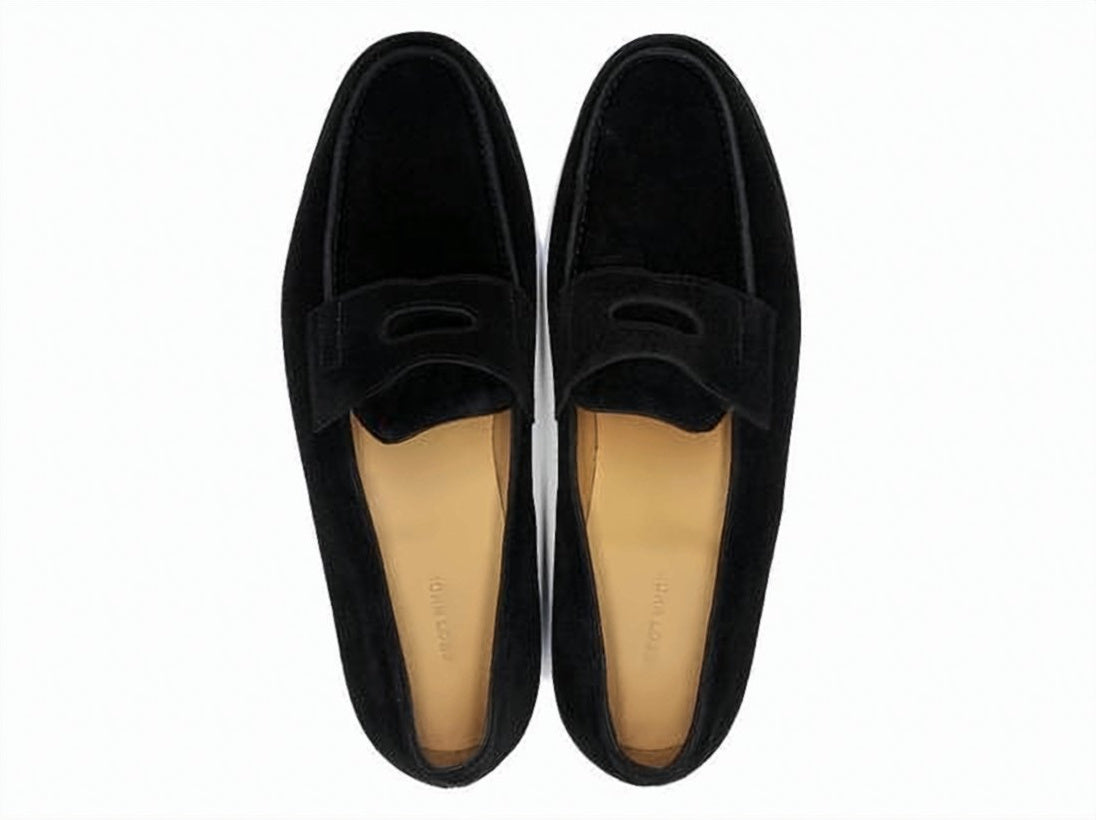 Black Suede Loafers