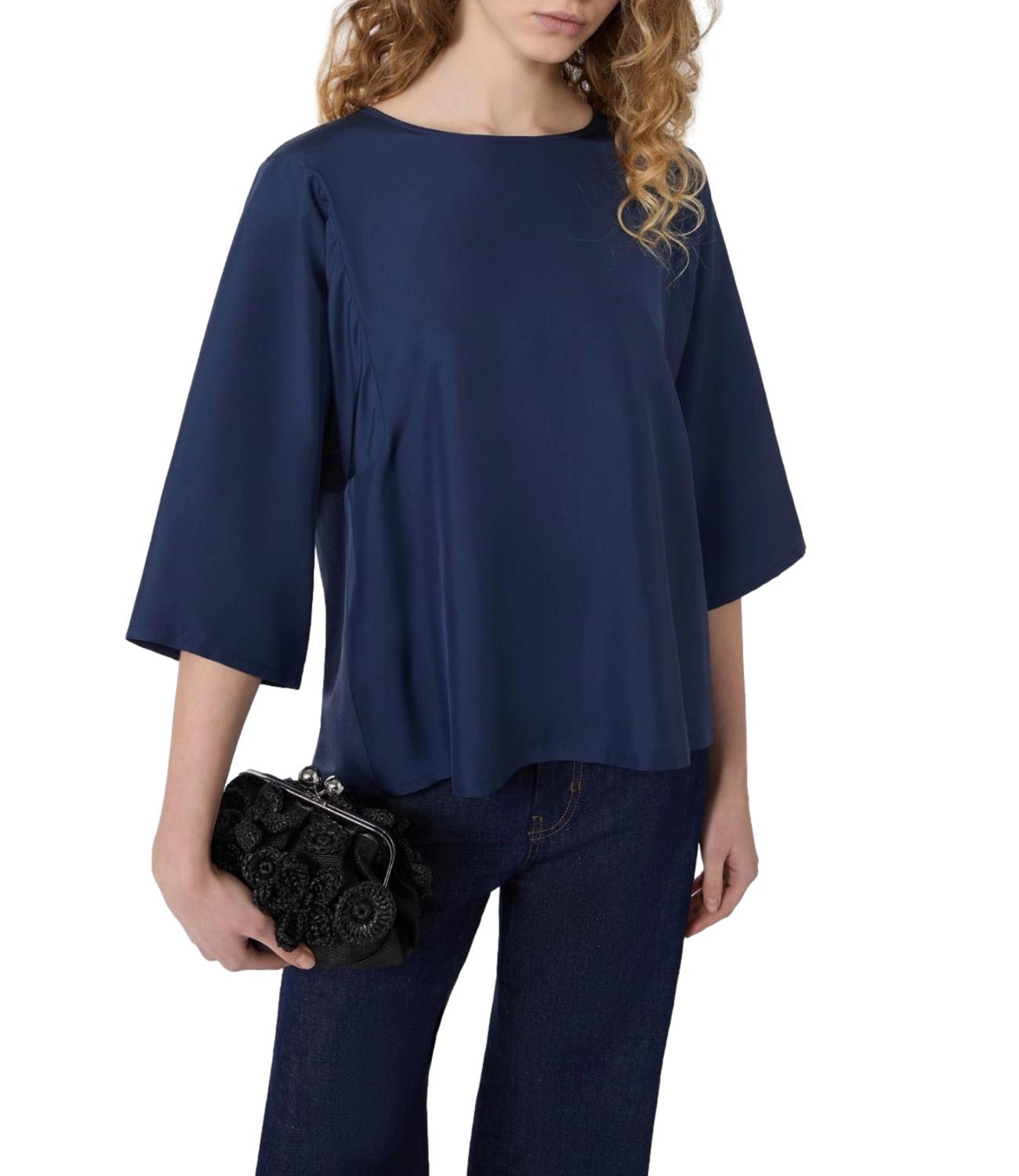 Blue Wkdfastoso Linen Knit Sweater
