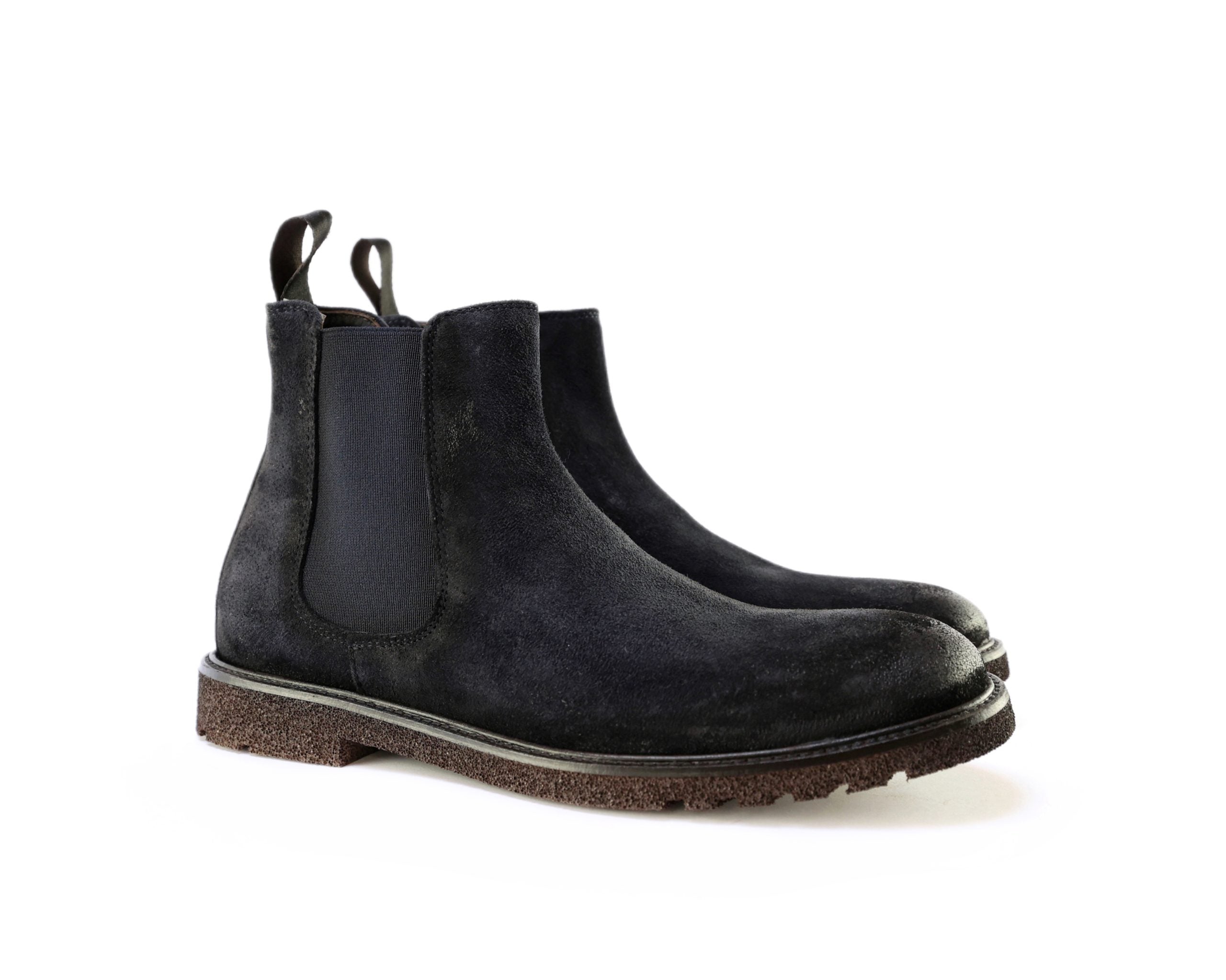 Suede Ankle Boots with 20 mm Heel