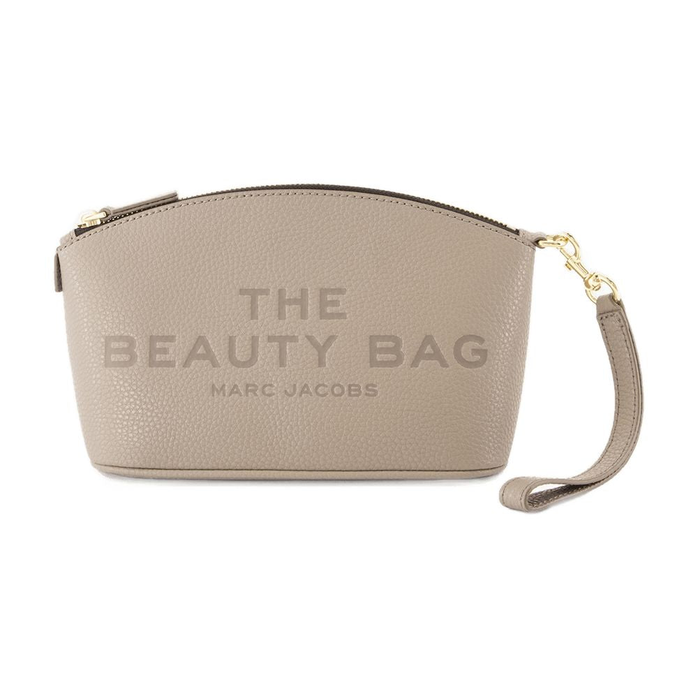 The Beauty Pouch - Leather - Grey