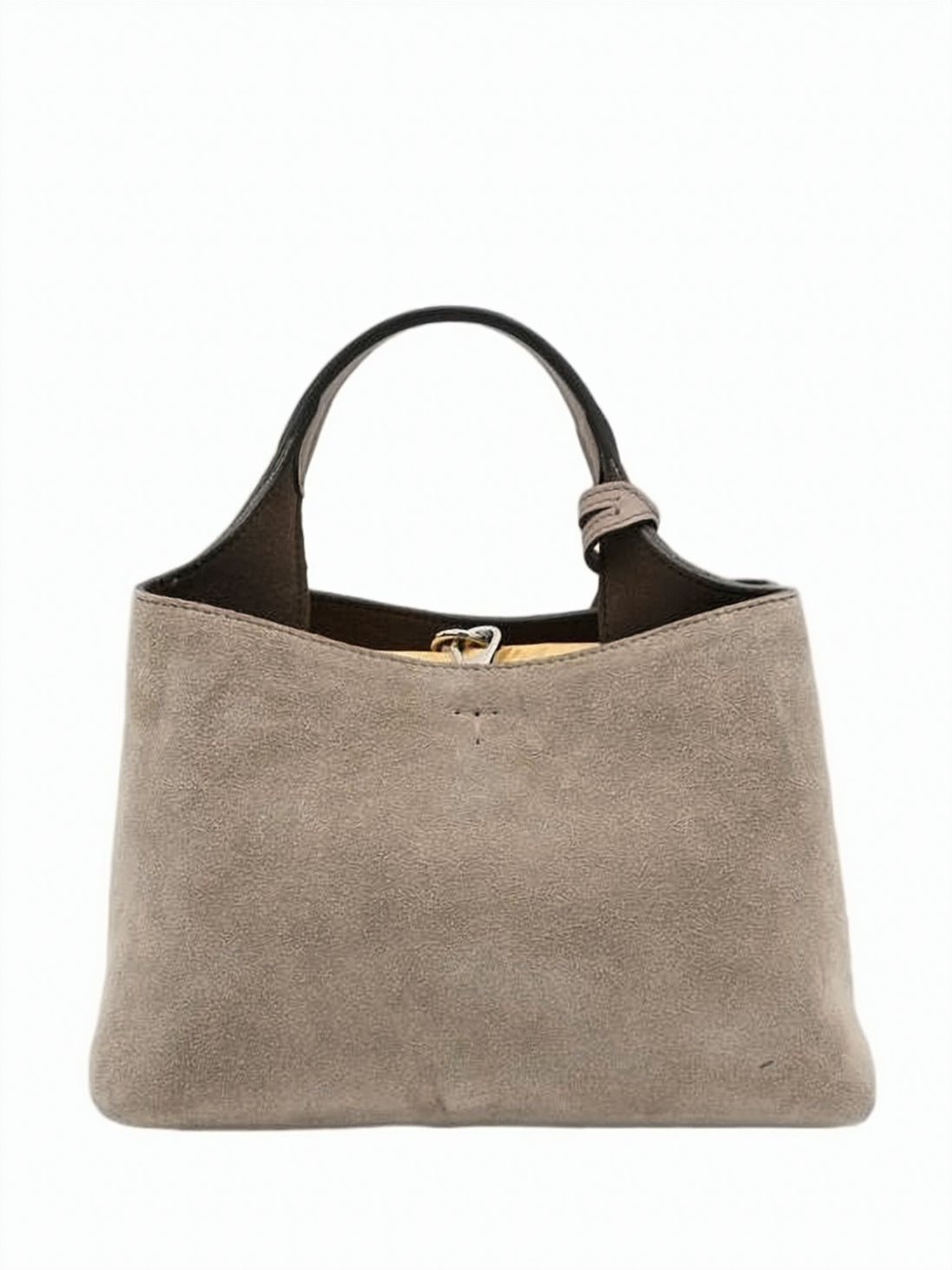 Micro Tote Bag with Smooth Leather Handle