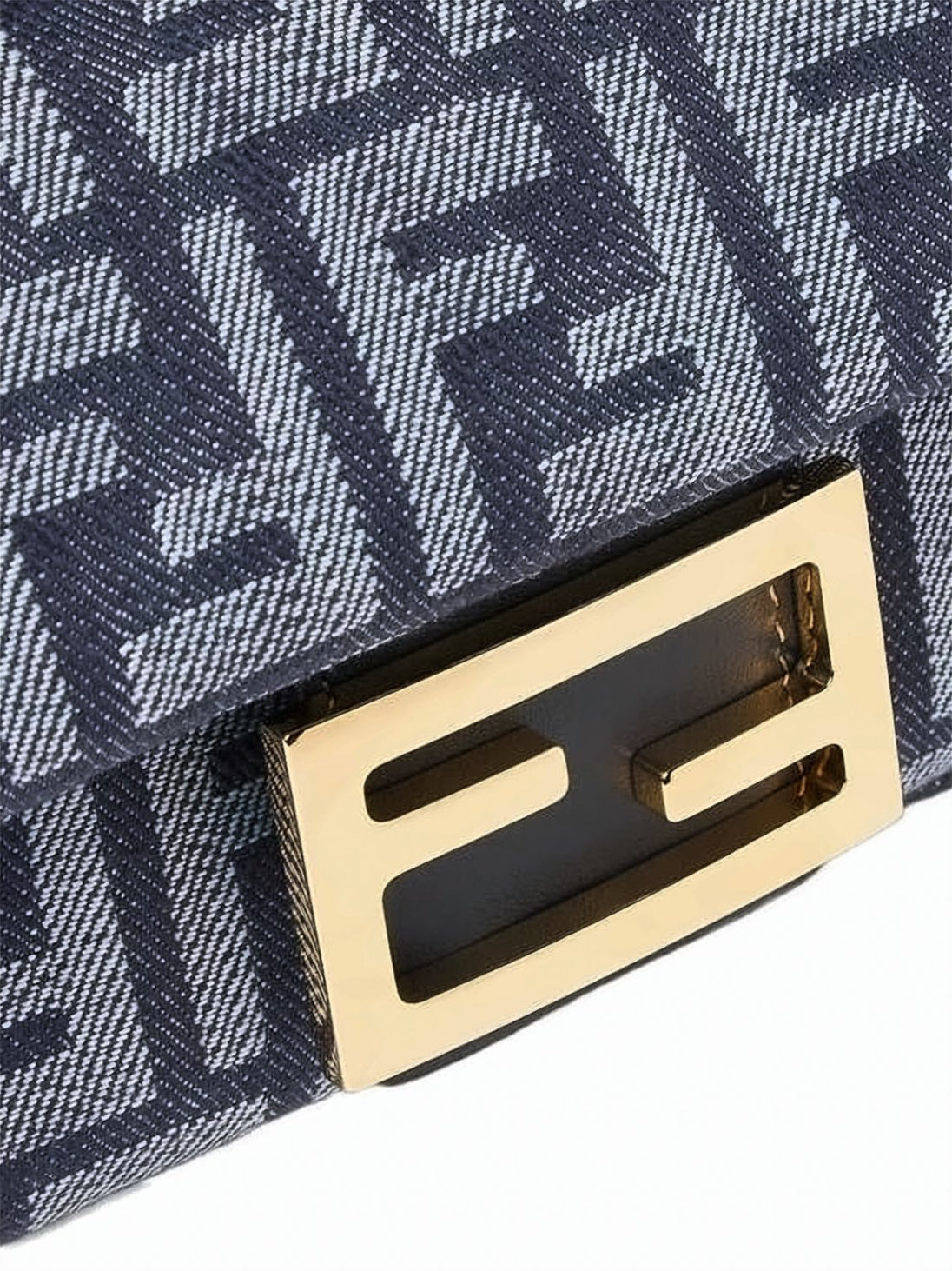 Blue Monogram Chain Strap Crossbody Bag