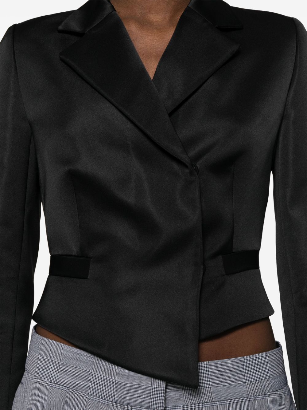 Black Satin Finish Jacket