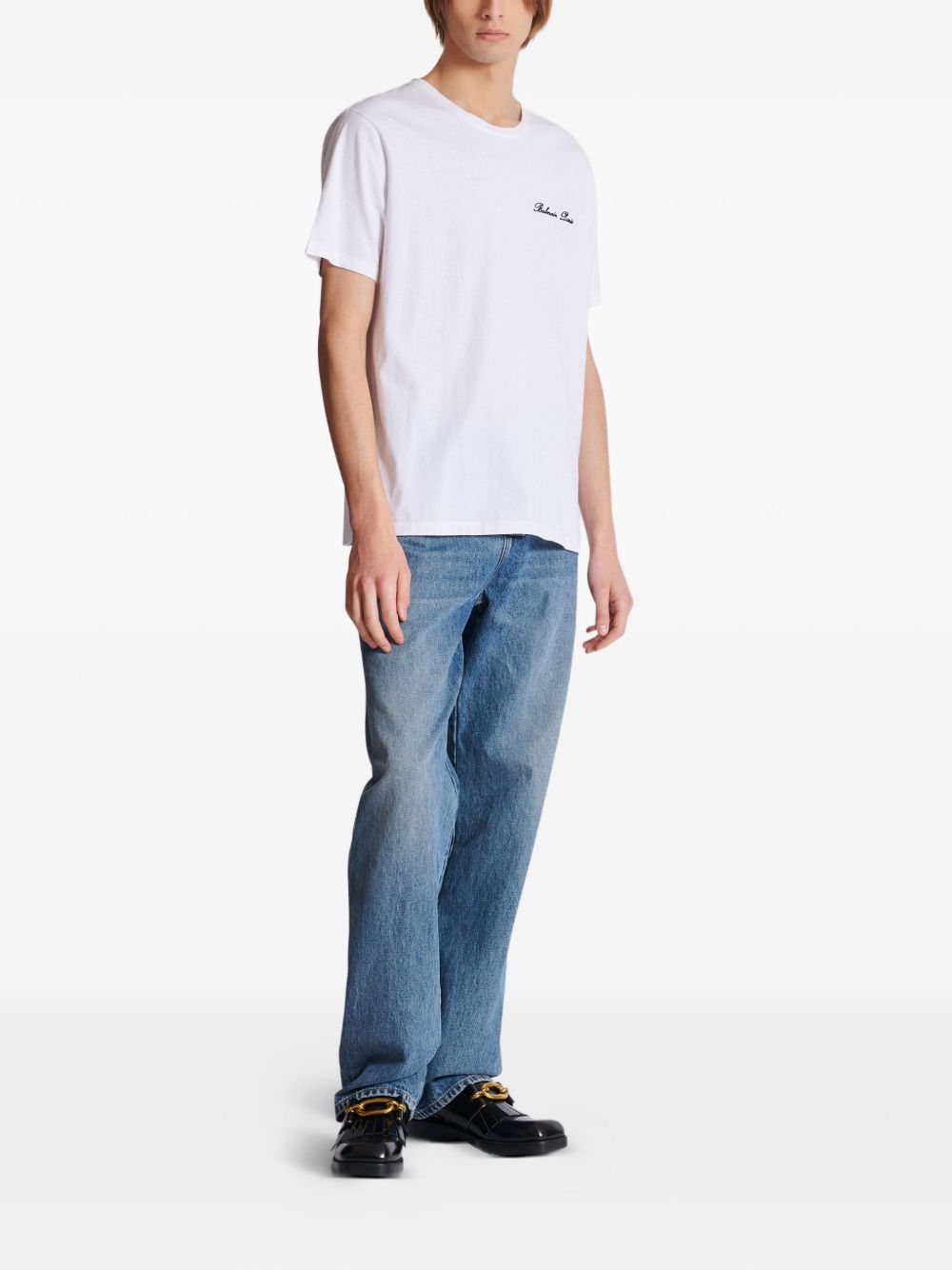 Relaxed-Fit White T-Shirt