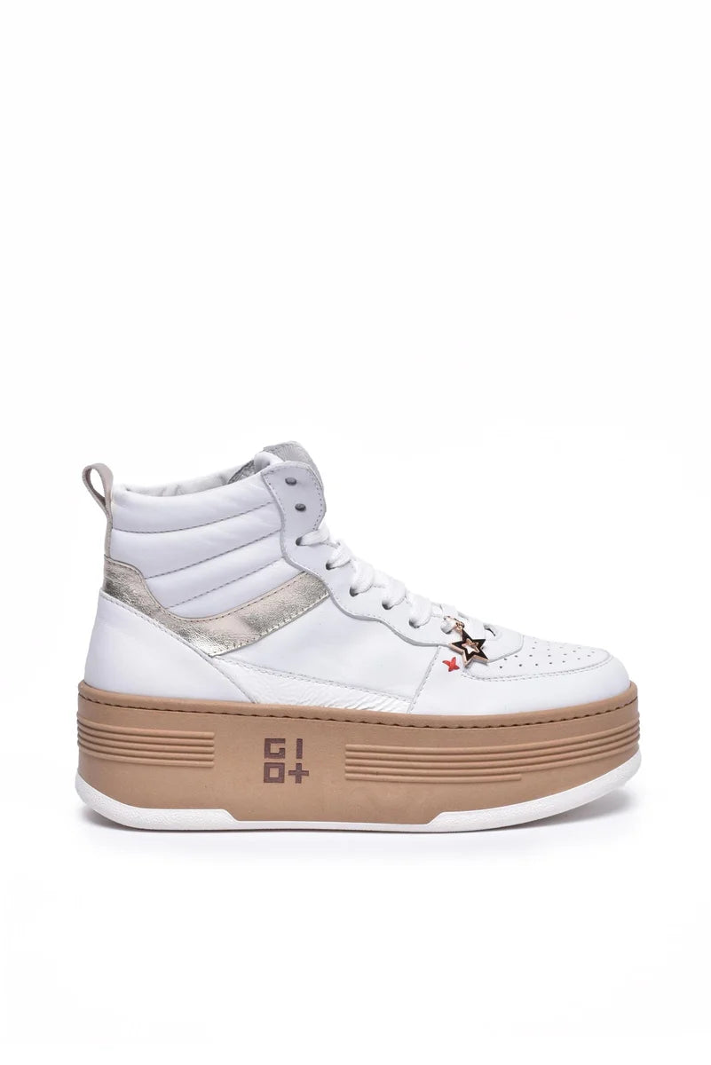 Wedge Basket Sneakers - White