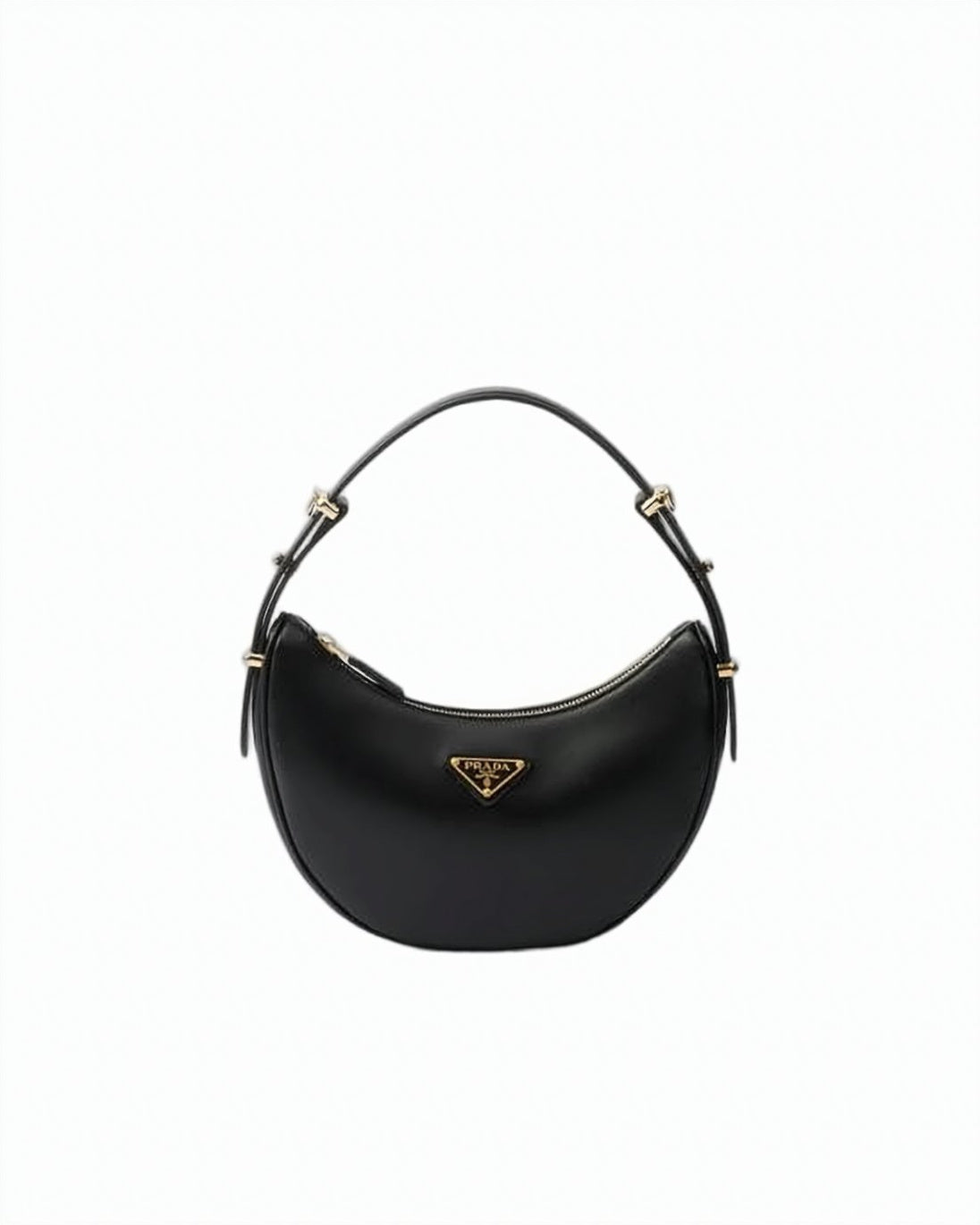 Crescent-Shaped Shoulder Bag