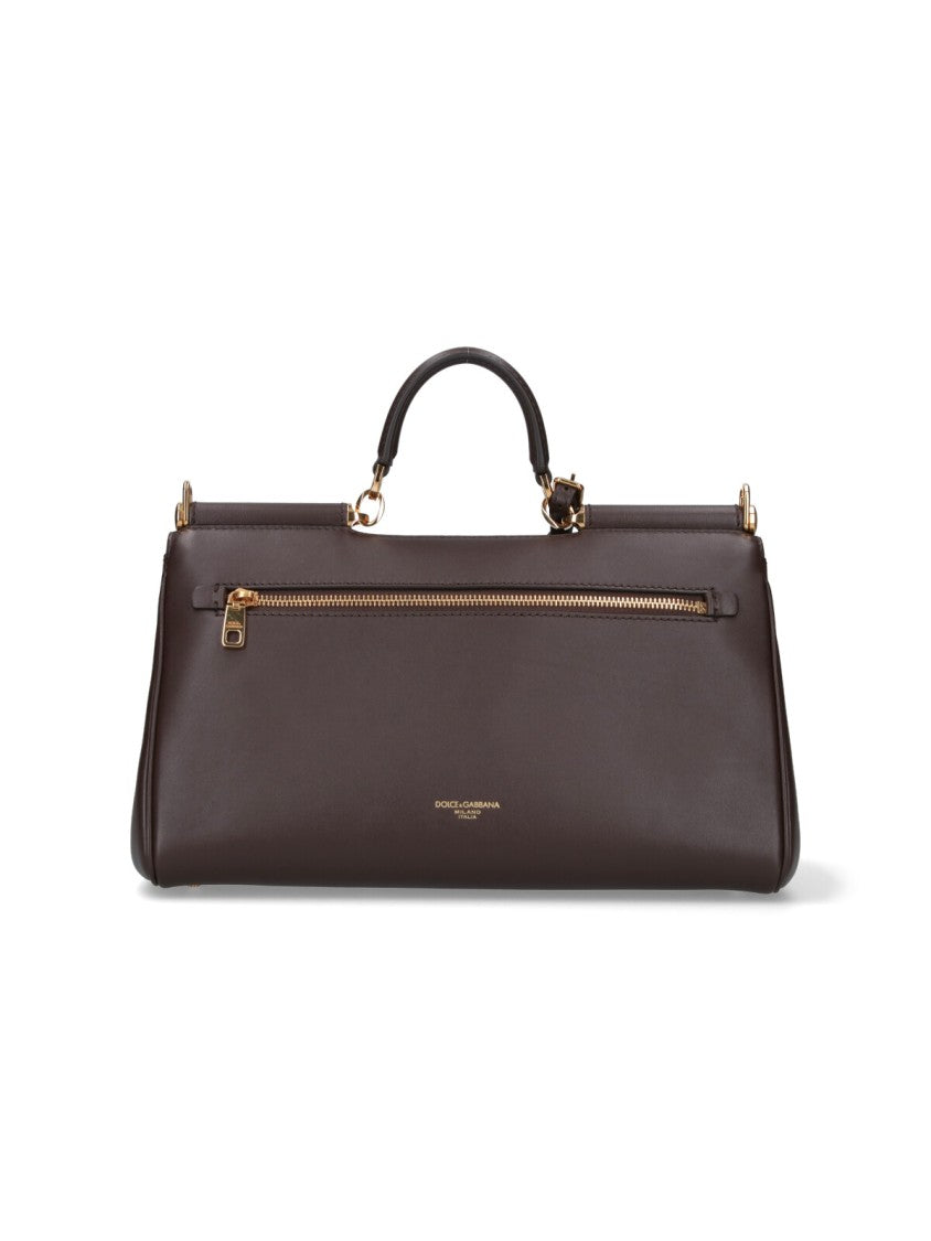 "My Sicily" Top Handle Bag – Brown