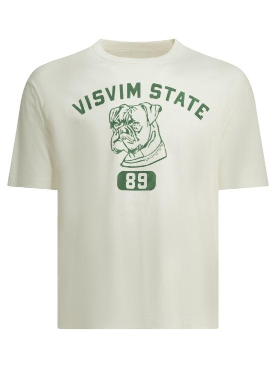 Short-Sleeve Cotton T-Shirt With Vintage Graphic Print