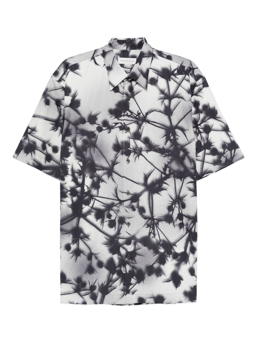 Floral Print Short-Sleeved Shirt