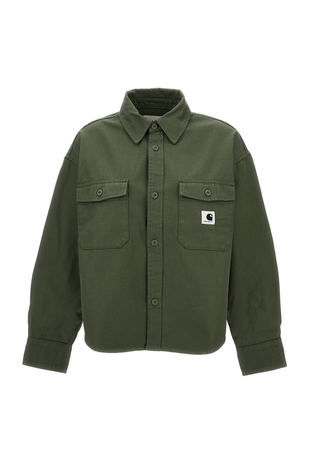 Boxy Cropped Kelly Shirt Jacket