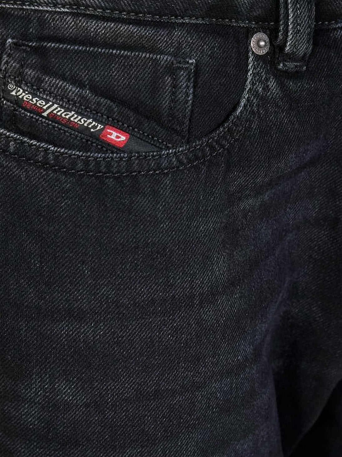 Straight-Leg Denim Pants