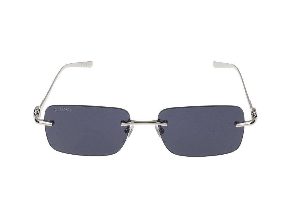Sunglasses Gucci GG1703S 003 silver silver blue 55/17/140