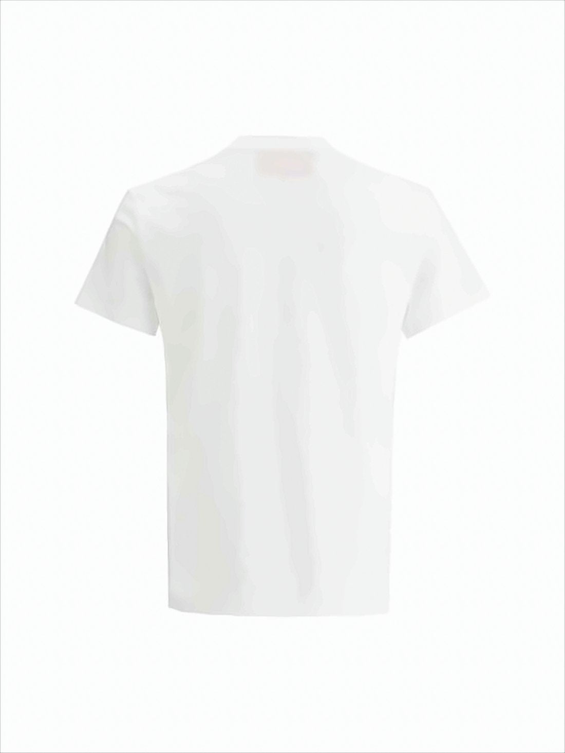 Minimalist Short-Sleeve T-Shirt with Subtle Logo Embroidery