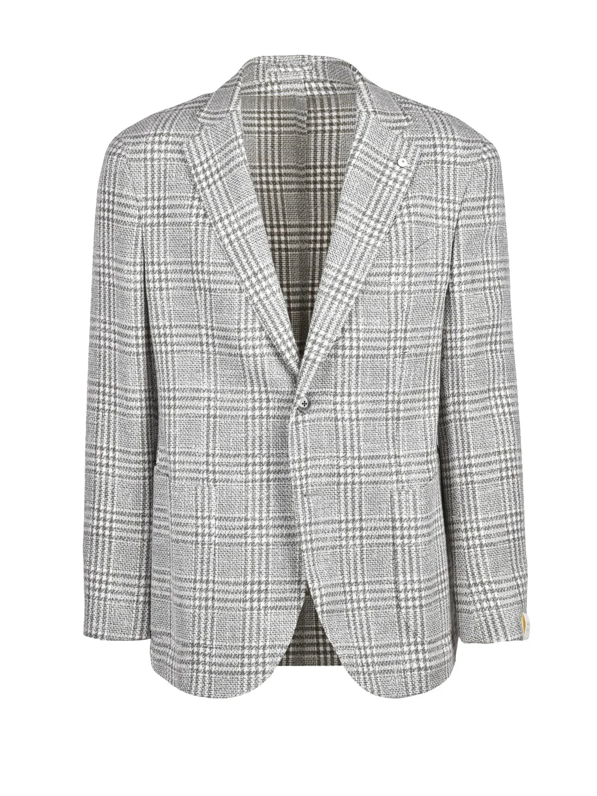 Round Jacket Mixed Fibers - White/Green