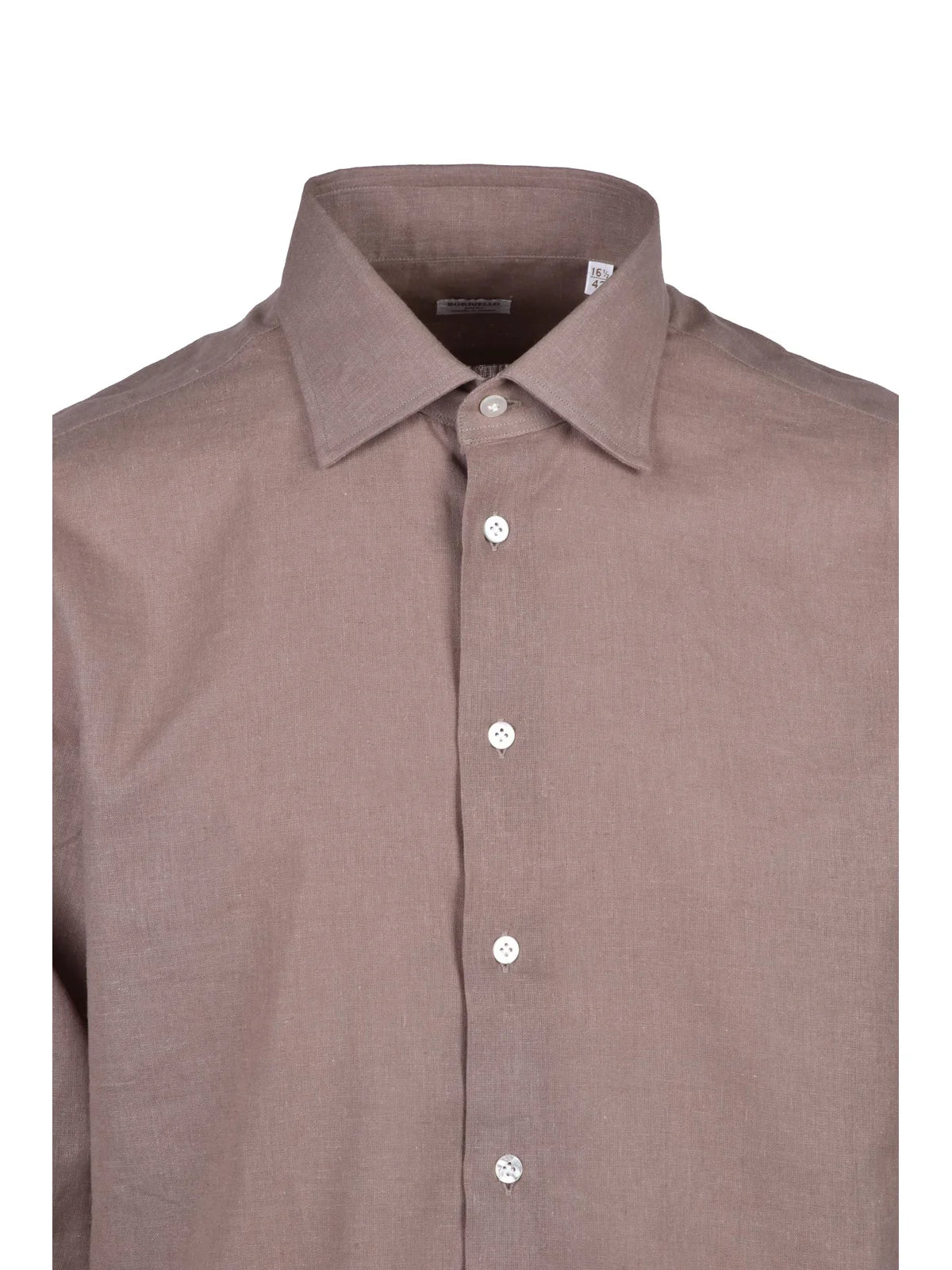 Cotton Linen Shirt - Taupe