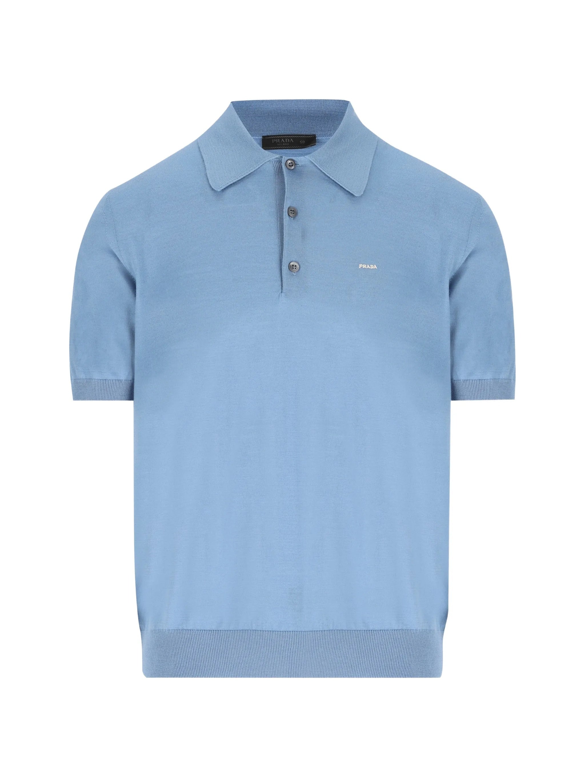 Short-Sleeved Fabric Polo Shirt