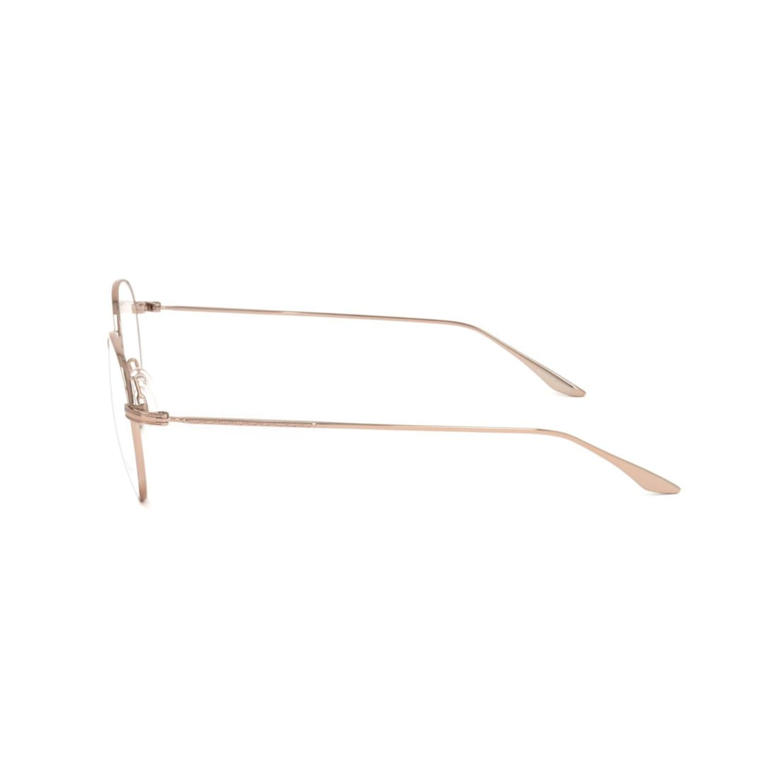 Bp5037 501vo Thin Round Metal Eyeglasses with Adjustable Nose Pads