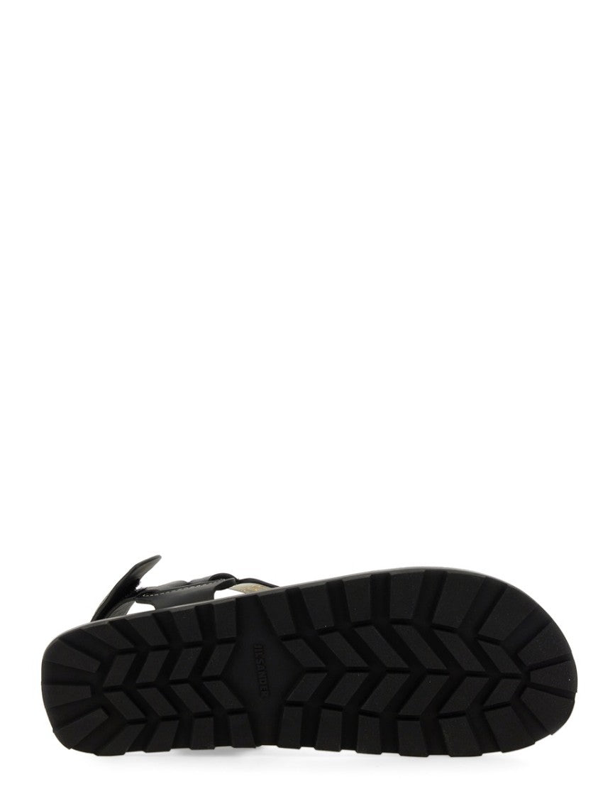Crisscross Strap Sandal With Durable Rubber Sole