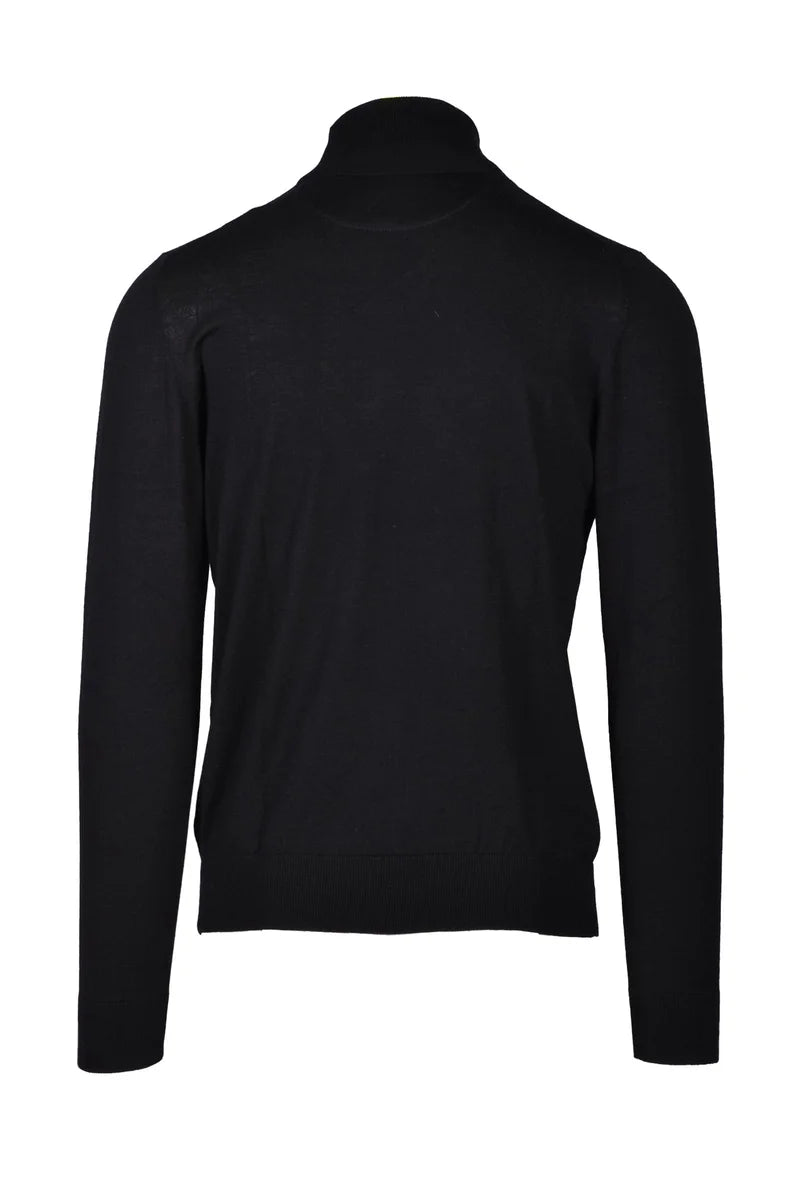 Silk and Cashmere Sweater - Black