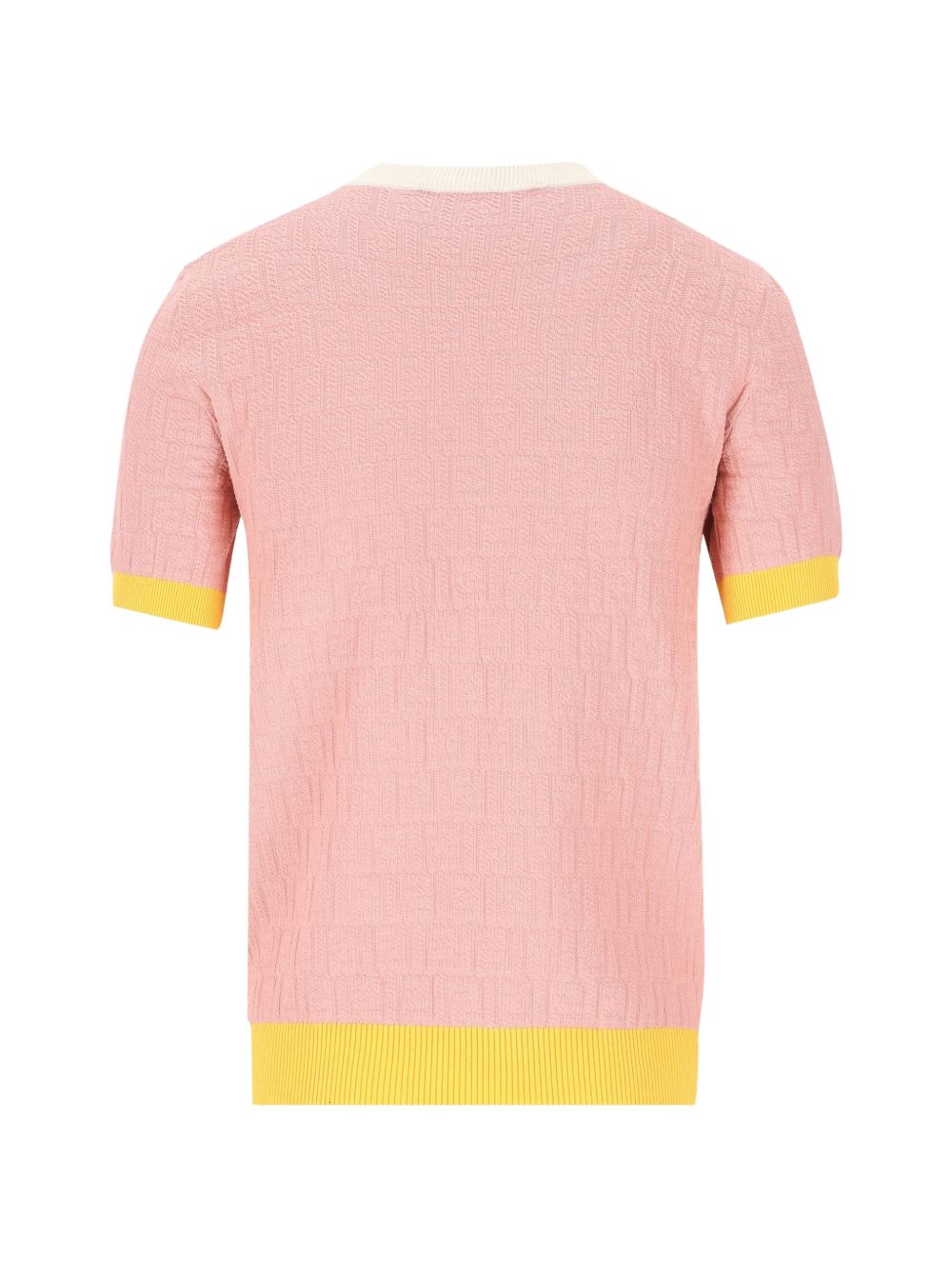Jacquard Motif Cotton and Silk Jumper