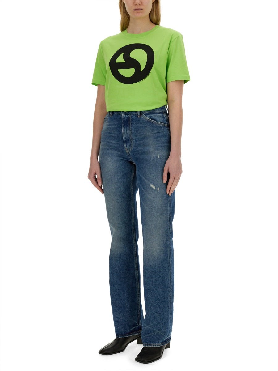 Short-Sleeved T-Shirt With Bold Graphic Print