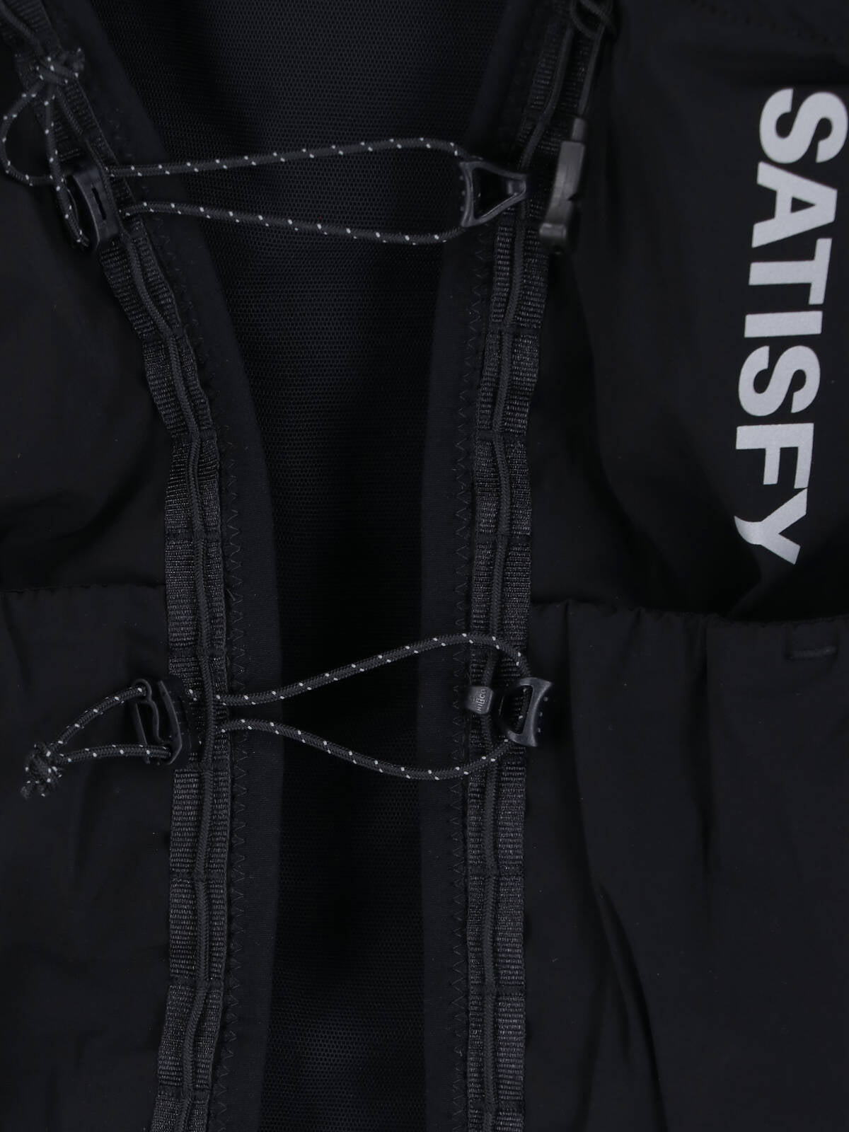 Black Hydration Vest Multiple Pockets Jacket