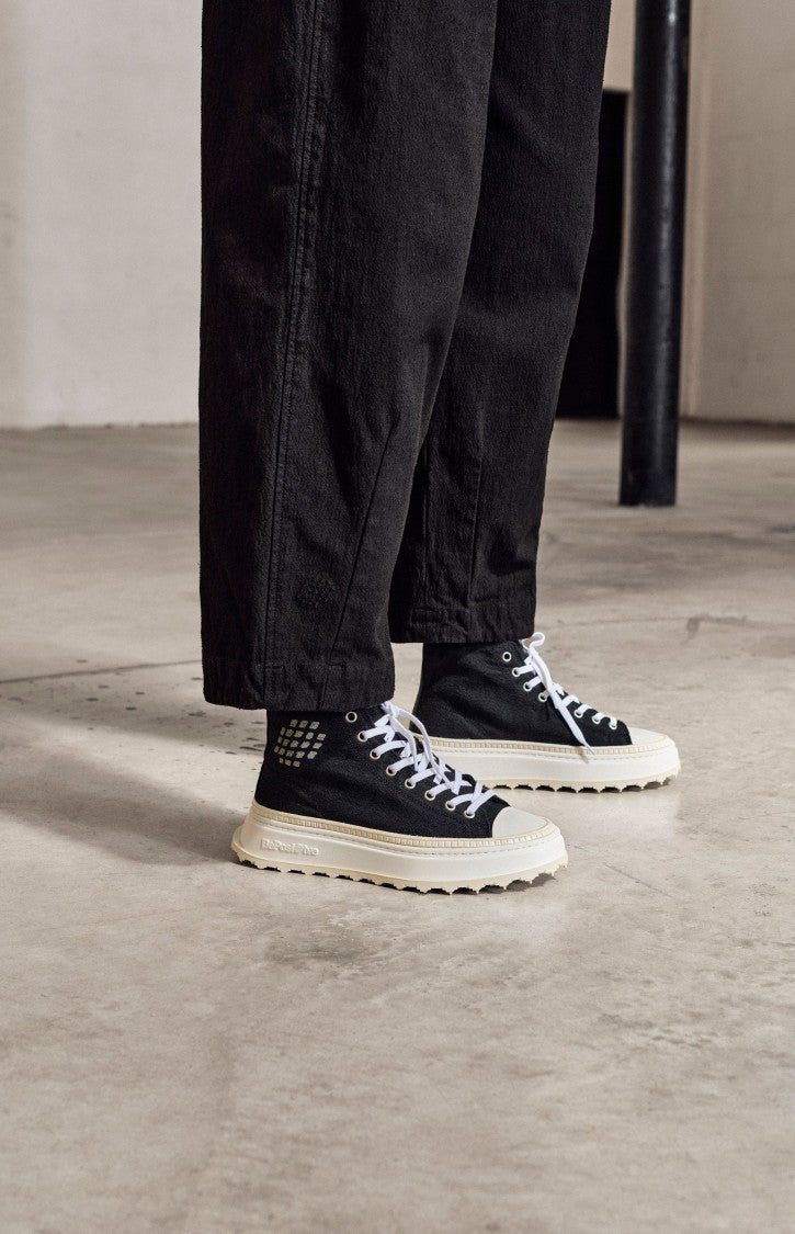 Japanese Balloon Cut Sneakers with Pleated Detailing