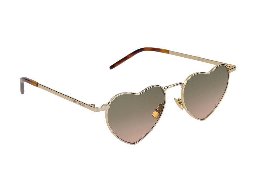 Okulary przeciwsłoneczne Saint Laurent SL 301 LOULOU 011 złoty złoty zielony 52/17/145