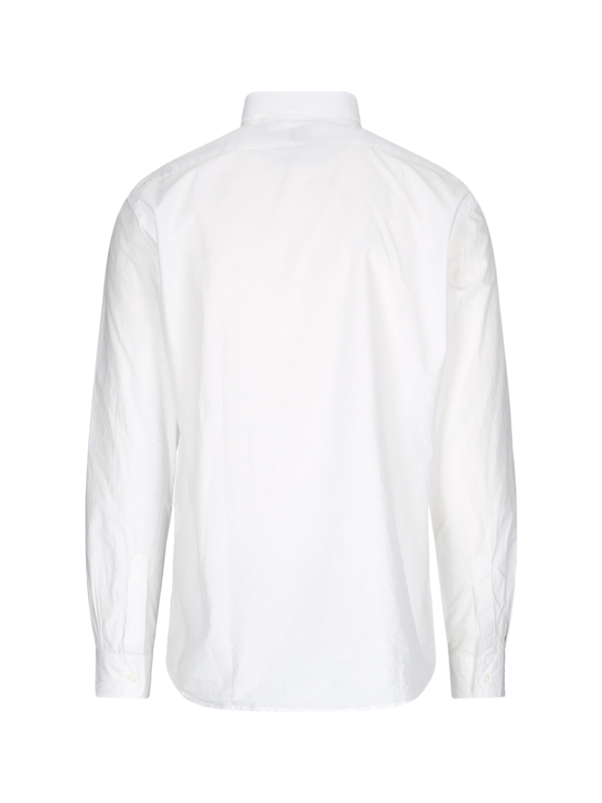 Tailored White Shirt with Button-Down Front