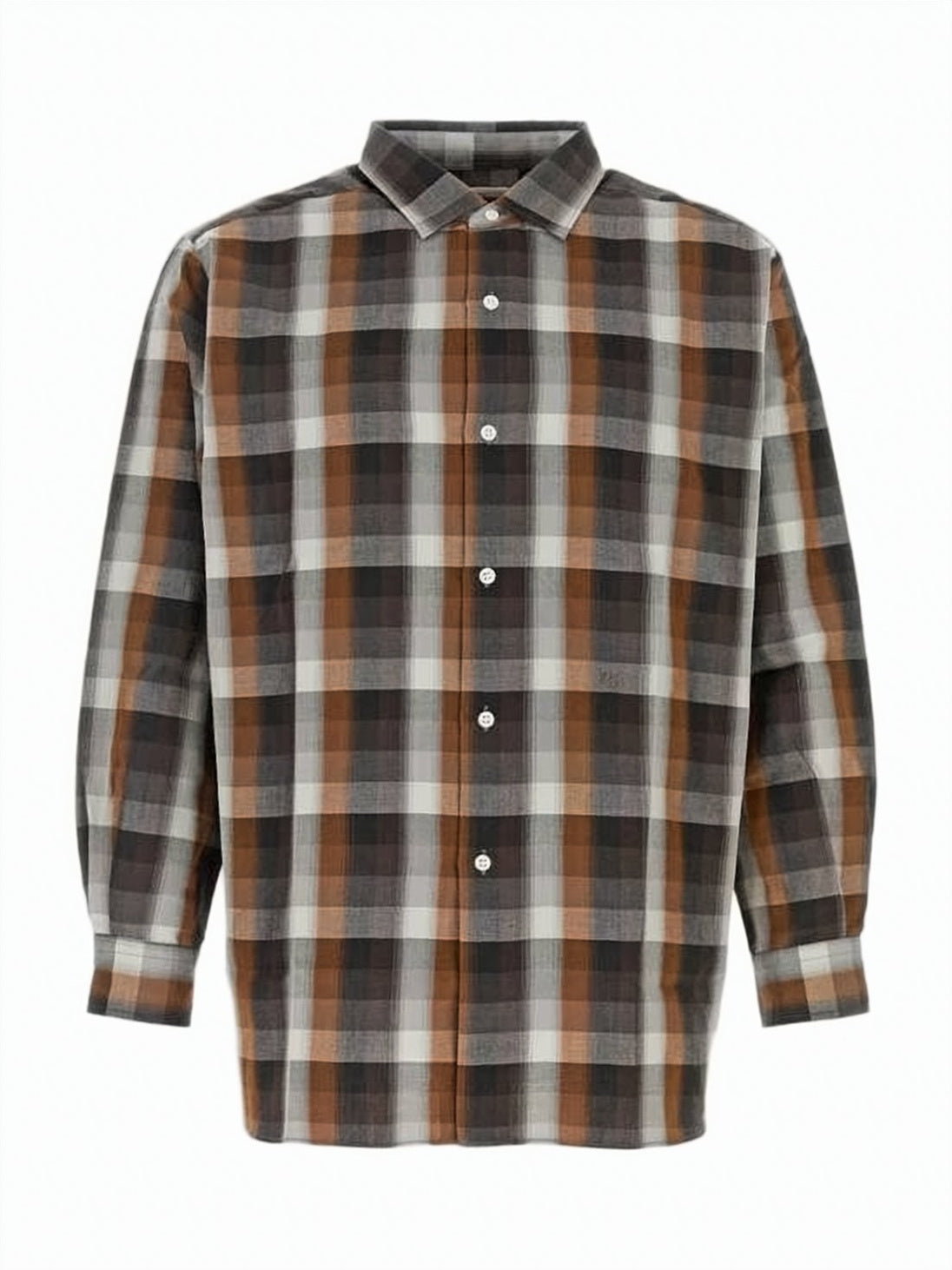 Long-Sleeve Casual Shirt with Classic Collar