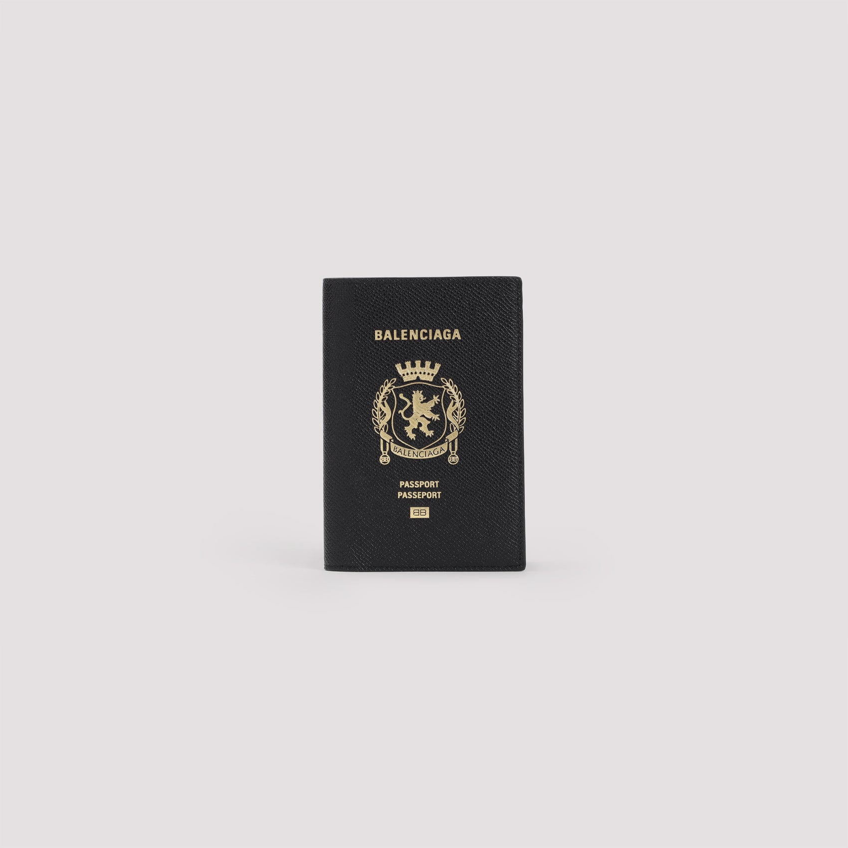 Grained Calf Leather Passport Holder