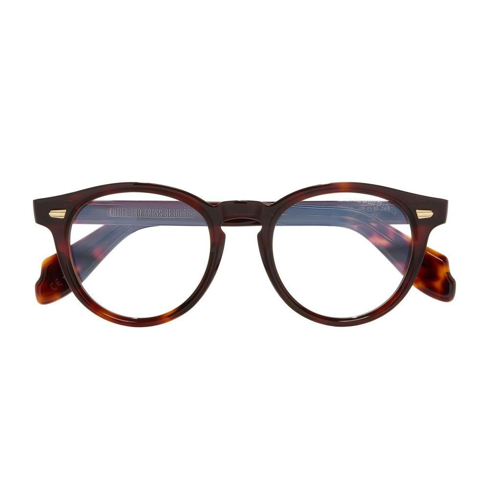 9378 Havana Acetate Round Eyeglasses