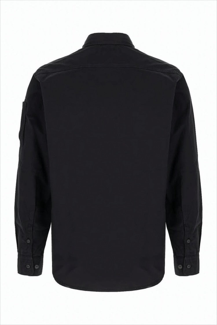 Long-Sleeve Casual Shirt with Classic Collar