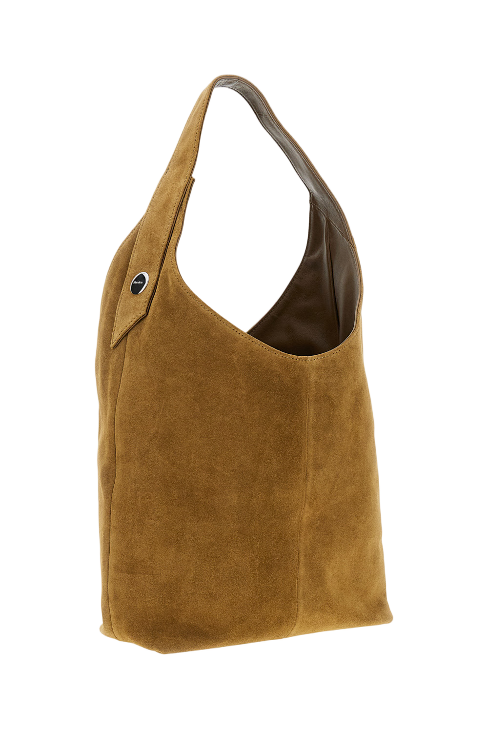 Suede Bag With Magnetic Closure