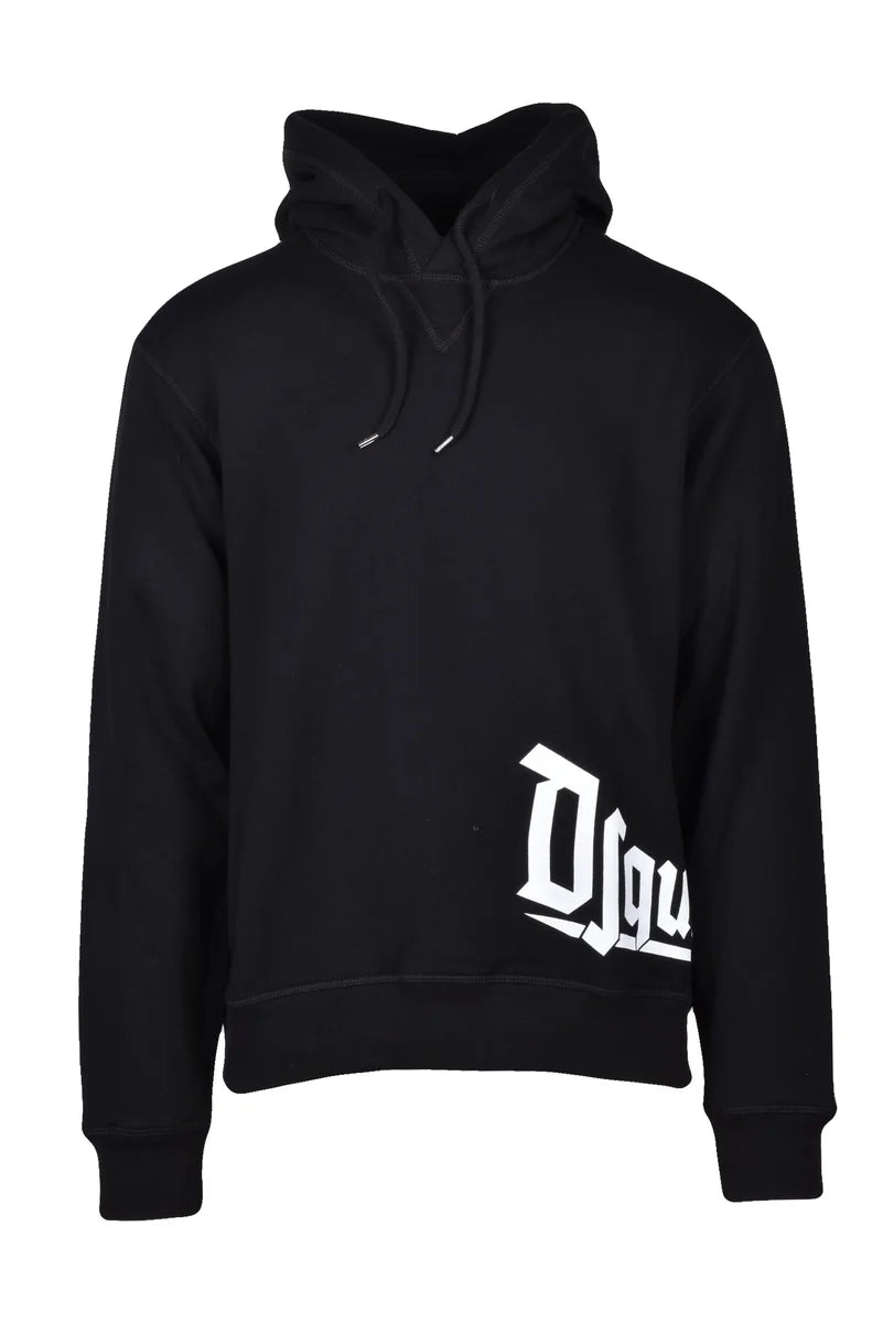 Cotton Hoodie - Black Men