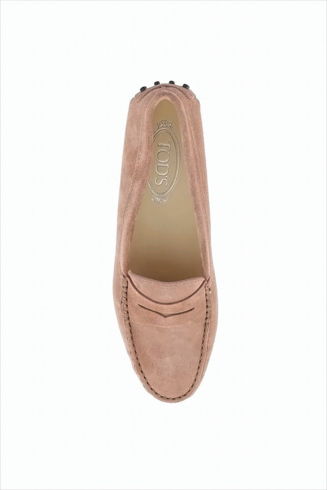Penny Strap Suede Loafers