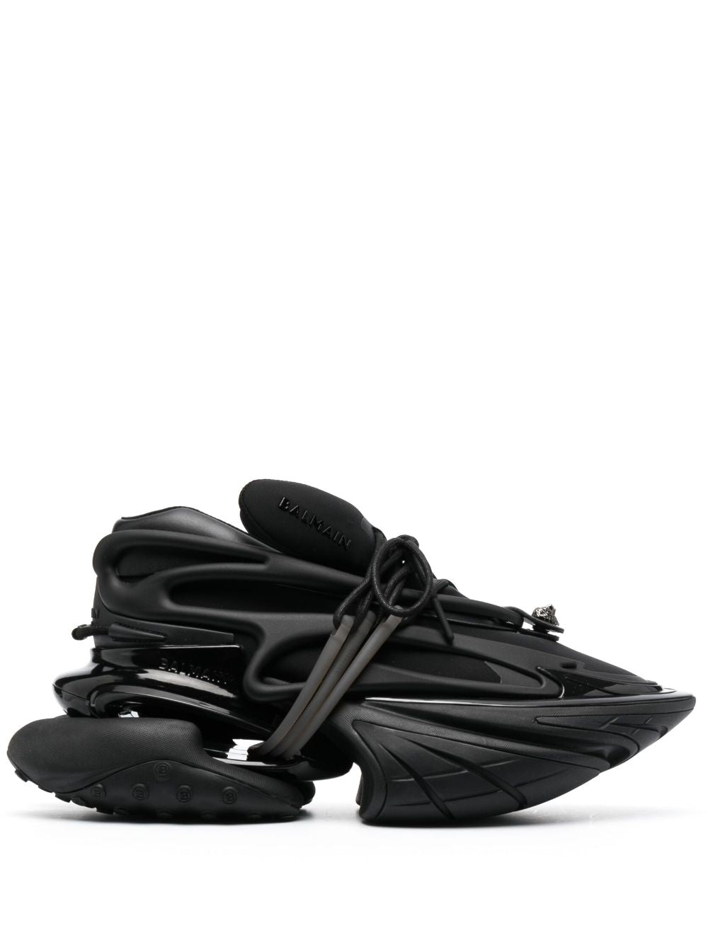 Futuristic Sculptural Sneakers With Textured Sole