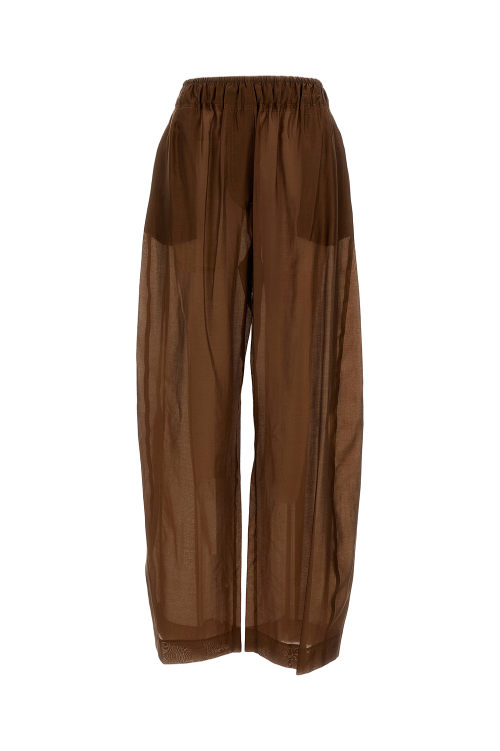 Dora Mussola Leggera Wide-Leg Trousers
